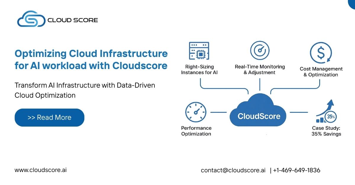 Optimizing Cloud Infrastructure for AI Workloads with CloudScore