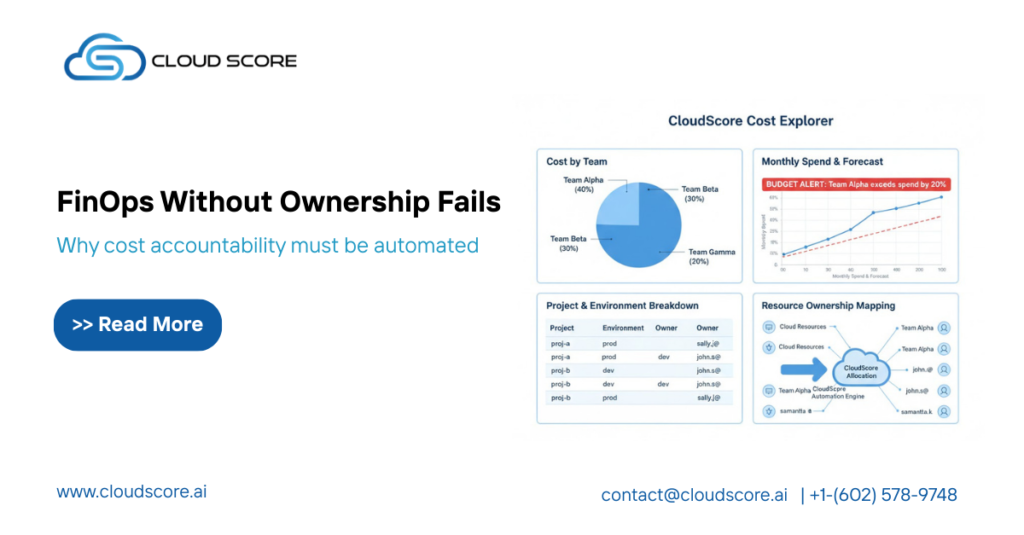 Why FinOps Cloud Cost Ownership Fails in Real Time